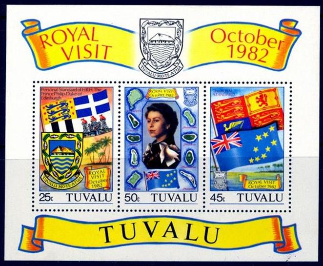 1982 TUV - Royal Visit M/S MNH